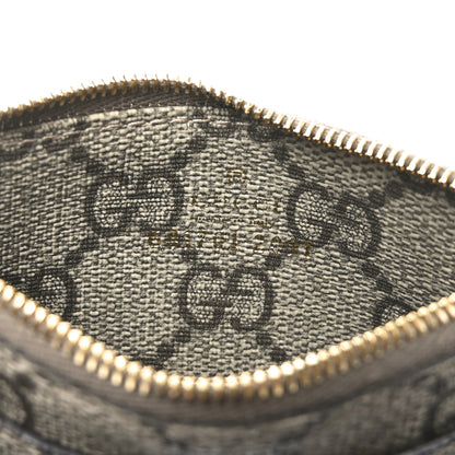 Gucci X BALENCIAGA GG Supreme Monogram Zip Card Case Beige Ebony 6 of 6