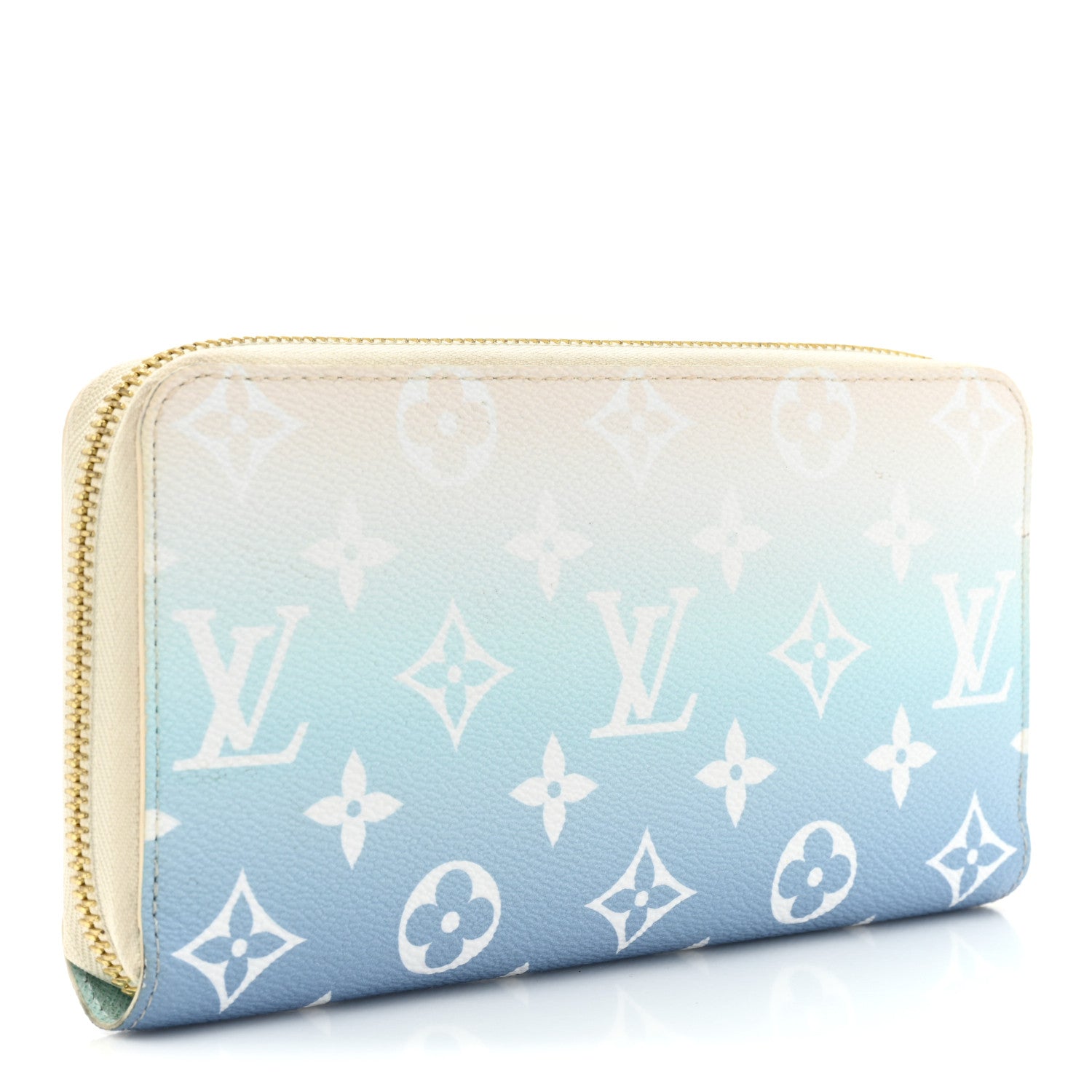 Louis Vuitton Monogram Giant By The Pool Zippy Wallet Blue 3 of 16