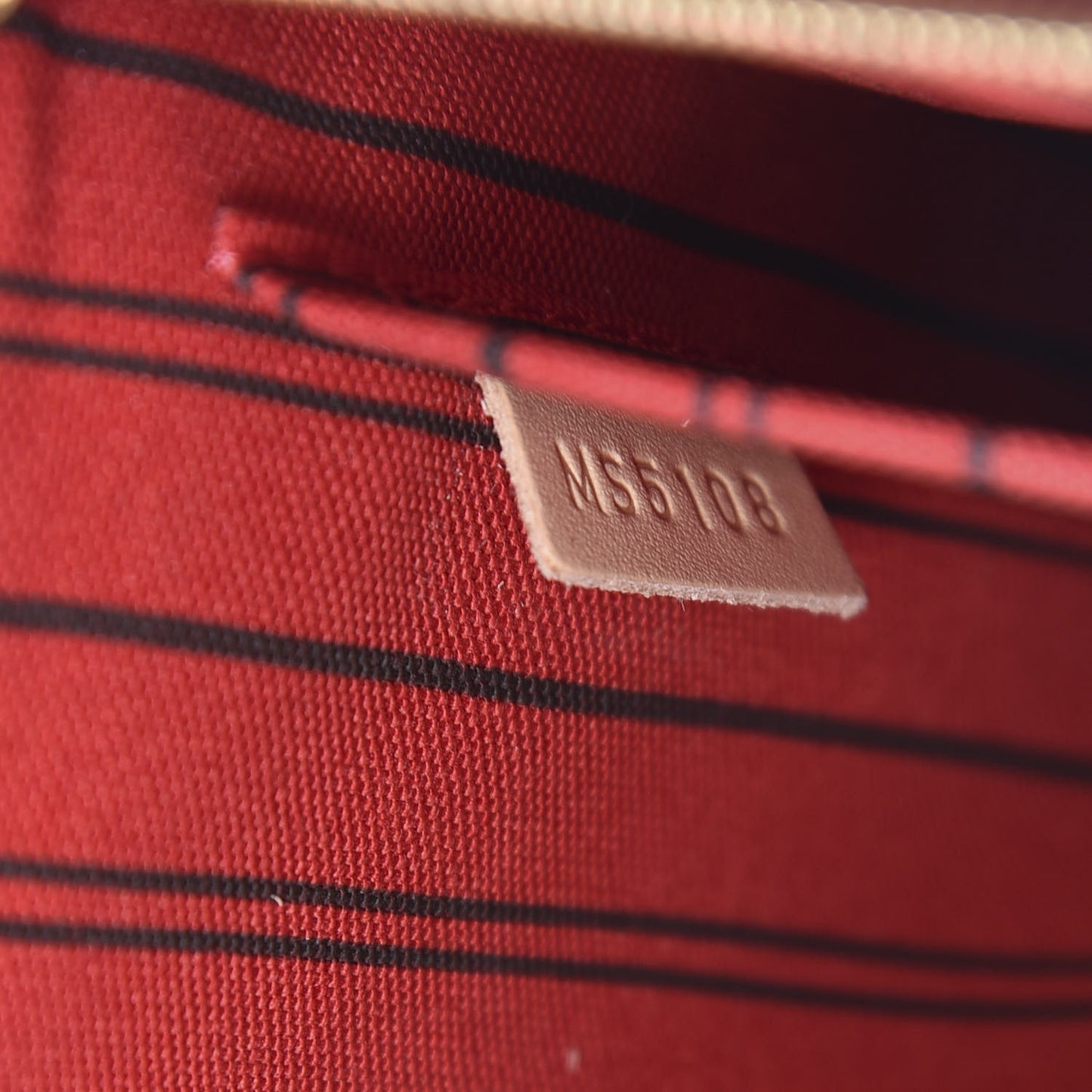 Monogram Neverfull MM GM Pochette Cherry