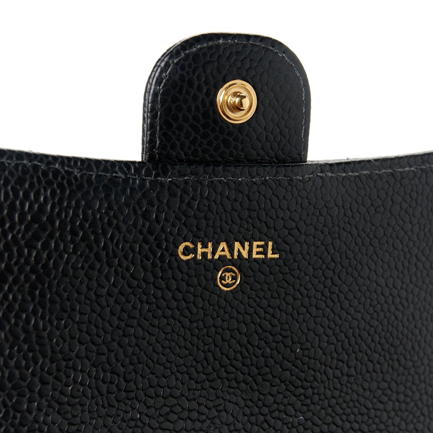 Chanel Caviar Quilted Large Gusset Flap Wallet Black 6 of 10