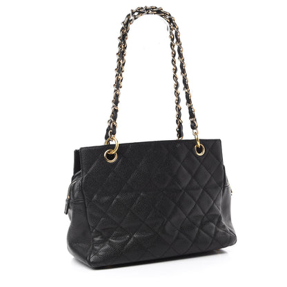 Chanel Caviar Quilted Petit Timeless Tote PTT Black 3 of 10