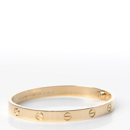 Cartier 18K Yellow Gold LOVE Bracelet 17 3 of 11