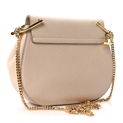 Chloe Grained Lambskin Drew Shoulder Bag Abstract White 3 of 10