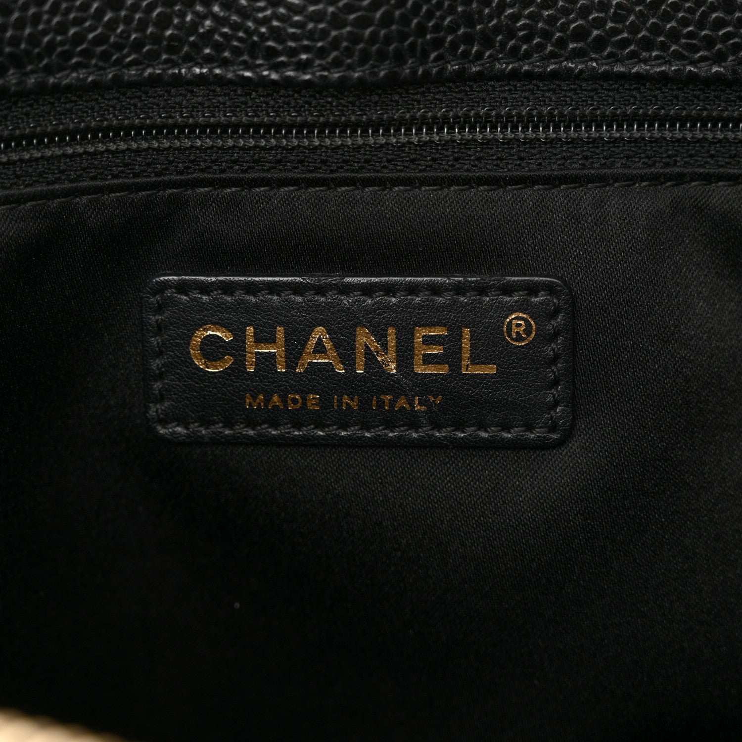 Chanel Caviar Quilted Grand Shopping Tote GST Black 6 of 13