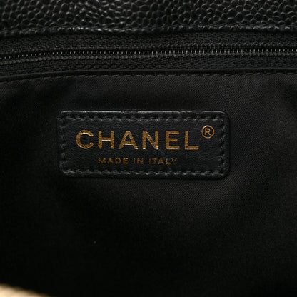 Chanel Caviar Quilted Grand Shopping Tote GST Black 6 of 13