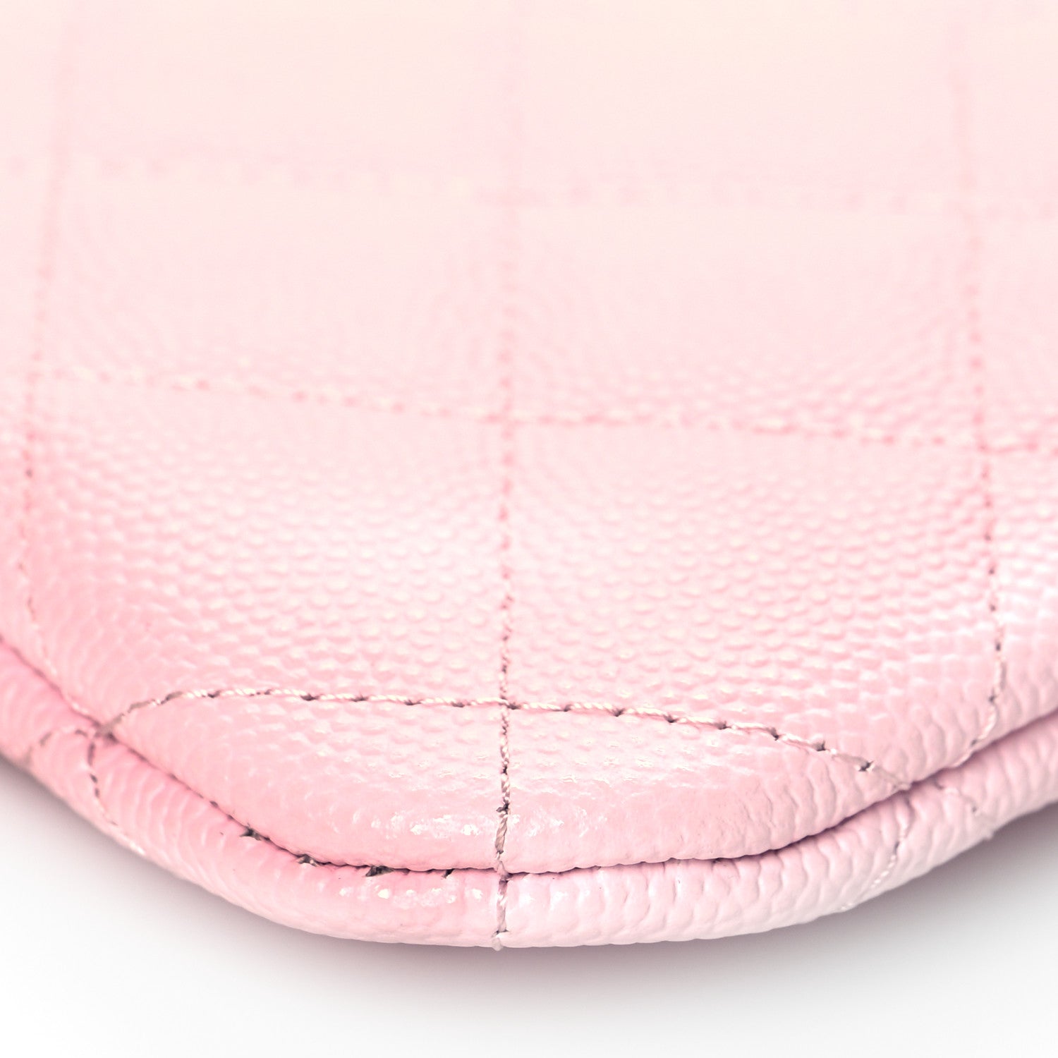 Chanel Shiny Caviar Quilted Small Cosmetic Case Pink 9 of 11