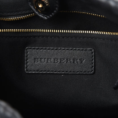 Burberry Calfskin House Check Little Crush Black 5 of 11