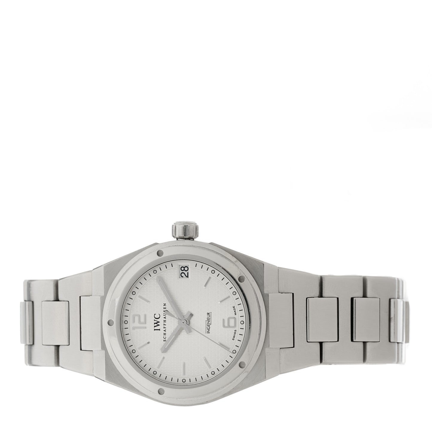 Stainless Steel 34mm Ingenieur Automatic Watch Silver IW451501