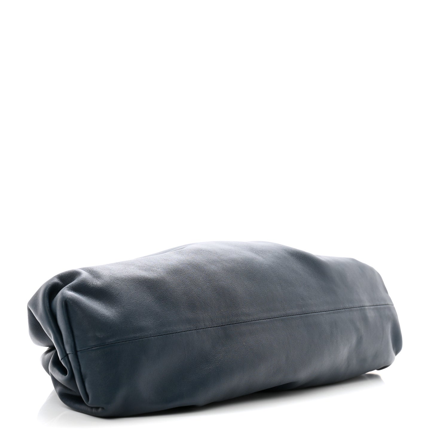 Smooth Butter Calf The Pouch Oversized Clutch Deep Blue