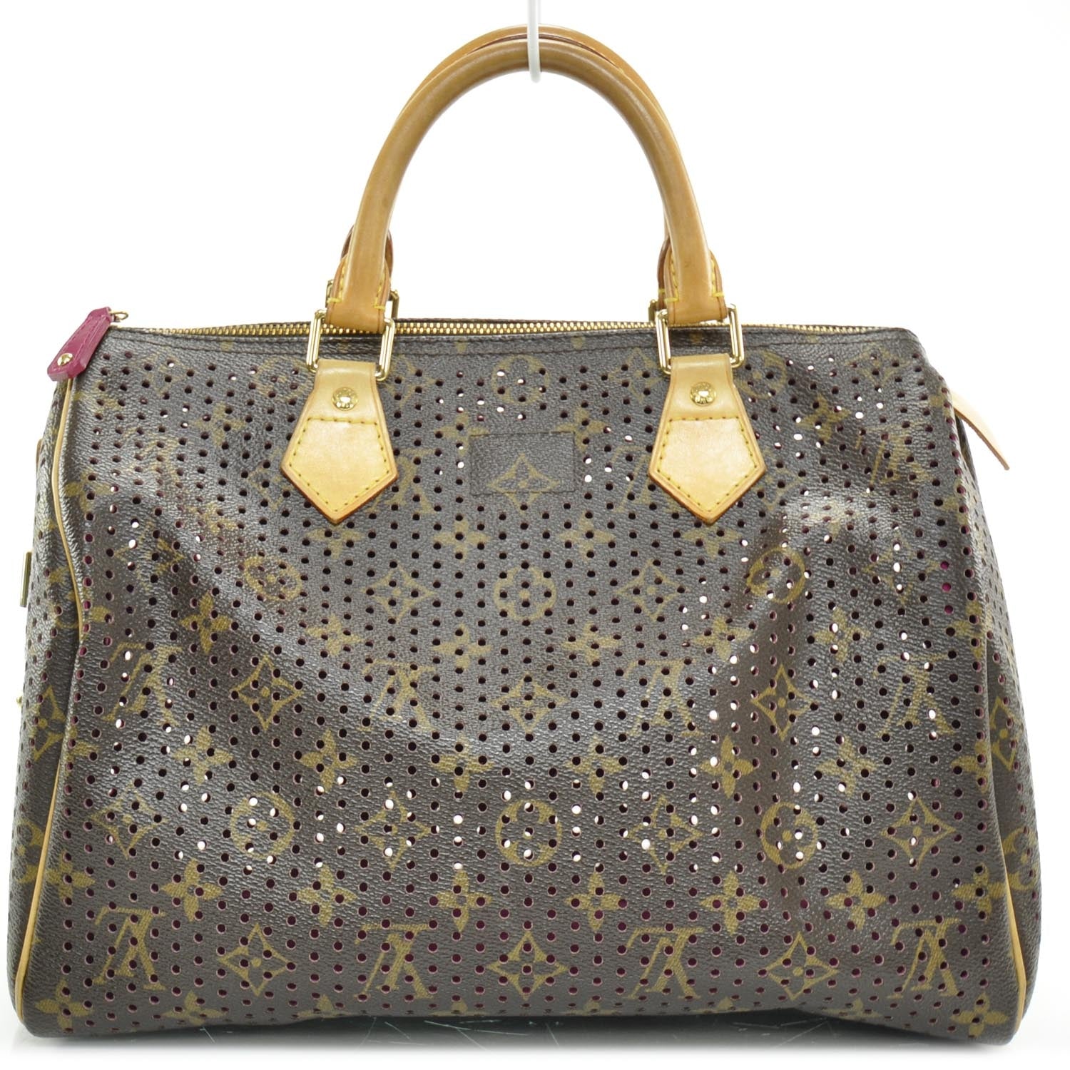 Louis Vuitton Monogram Perforated Speedy 30 Fuchsia 4 of 11