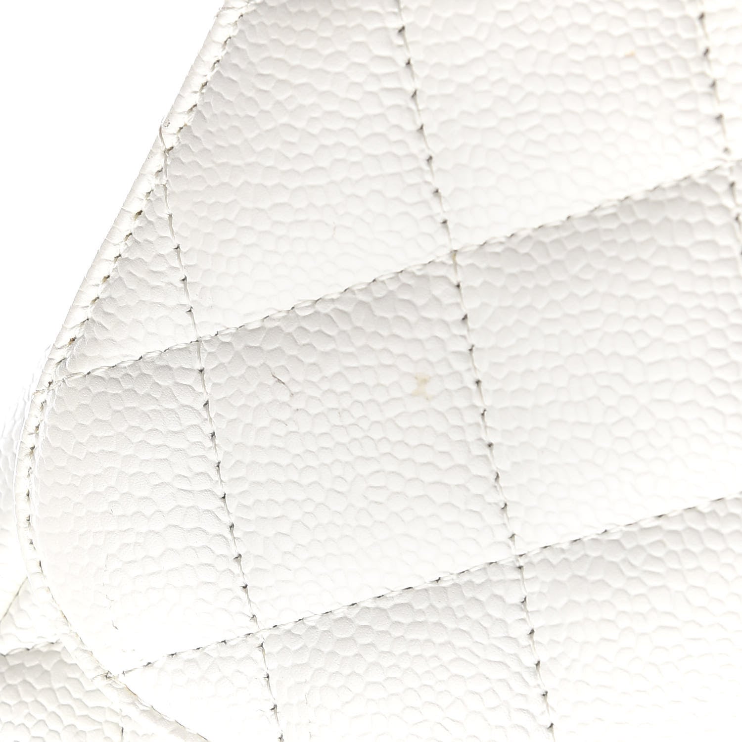 Chanel Caviar Quilted Jumbo Single Flap White 12 of 12