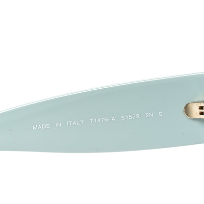 Chanel Acetate Mirror Shield Sunglasses 71476-A Light Blue 6 of 6