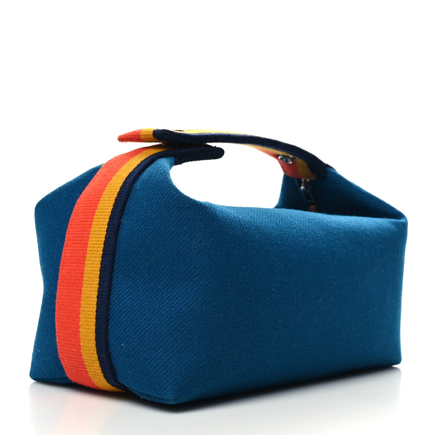 Wool Rocabar Small Bride-A-Brac Pouch Bleu Paon