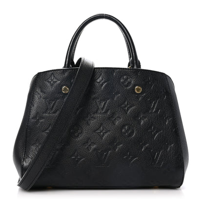 Louis Vuitton Empreinte Montaigne BB Black 1 of 11
