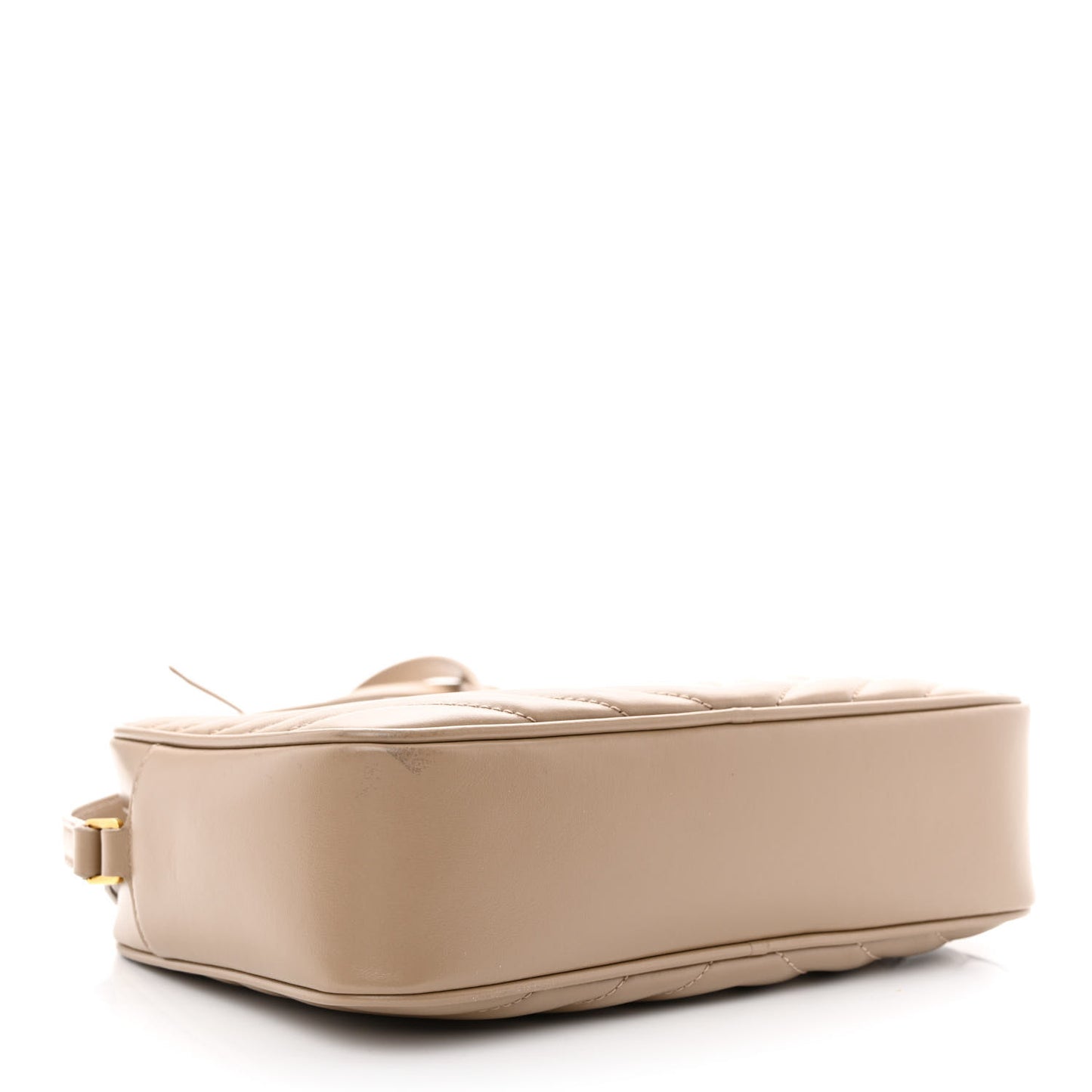 Calfskin Matelasse Monogram Lou Camera Bag Dark Beige