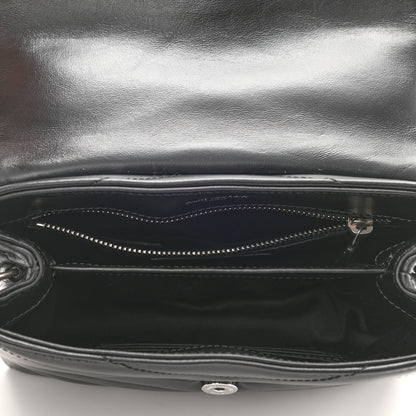 Saint Laurent Calfskin Y Quilted Monogram Toy Loulou Crossbody Bag Black 5 of 9