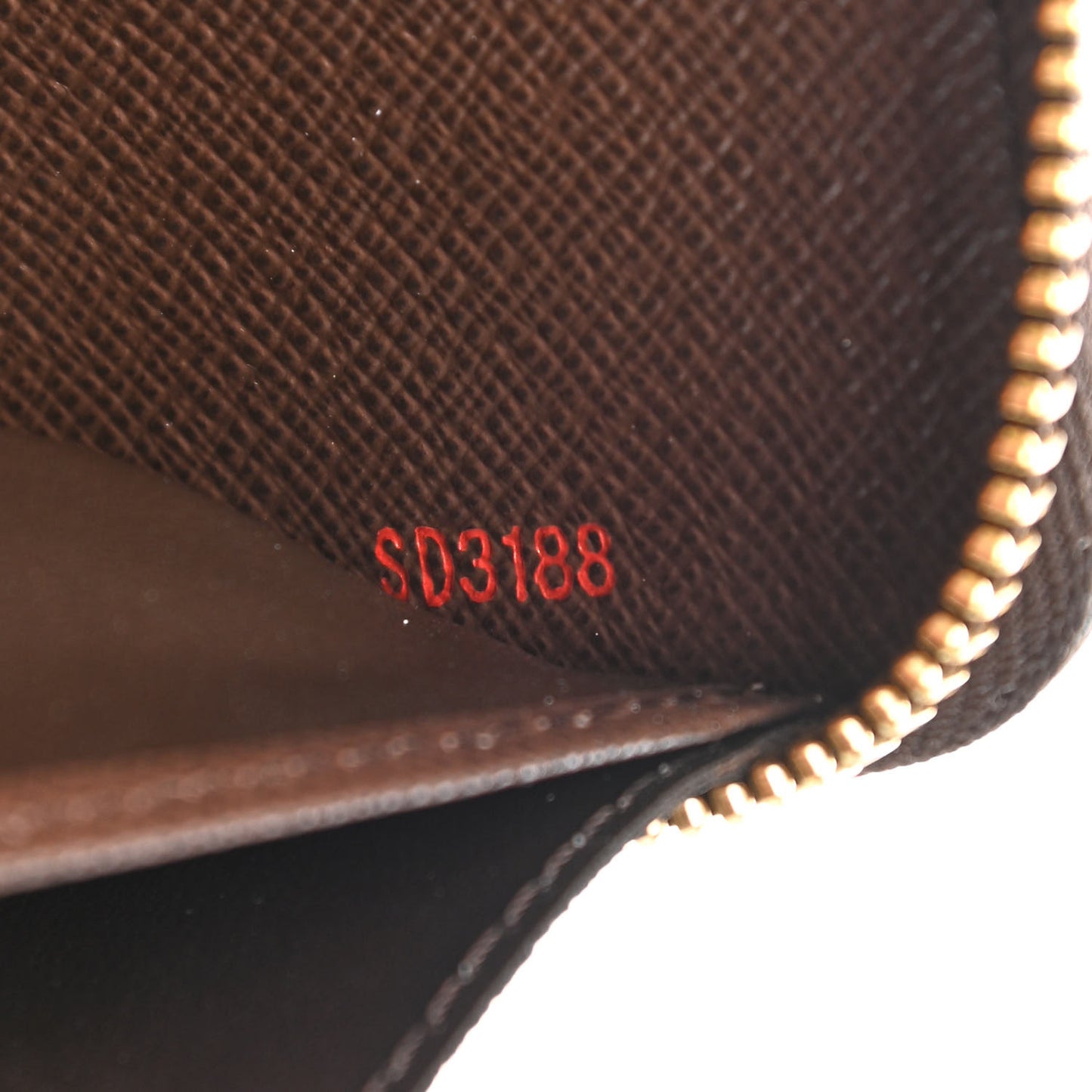 Damier Ebene Zippy Wallet