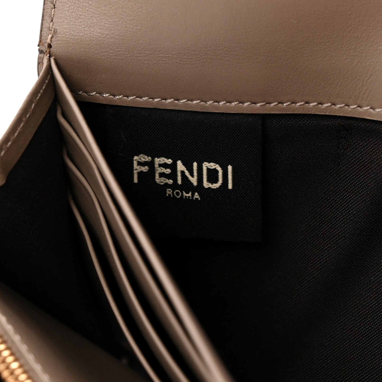 Vitello Cruise F is Fendi Continental Envelope Wallet Tortora