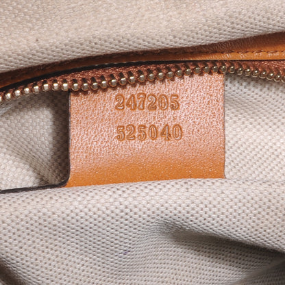 Gucci Monogram Vintage Web Medium Boston Tan 7 of 8