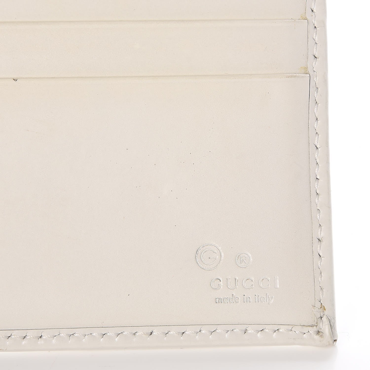 Gucci GG Plus Monogram Web Stripe Continental Wallet White 12 of 13
