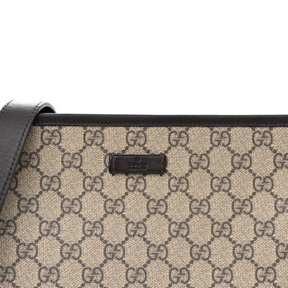 Gucci GG Plus Monogram Medium Flat Messenger Bag Dark Brown 8 of 14