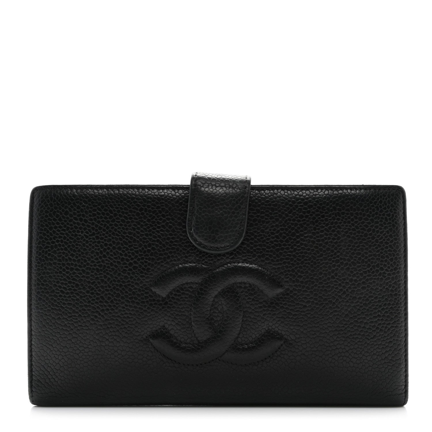 Chanel Caviar Timeless CC French Wallet Black 1 of 14