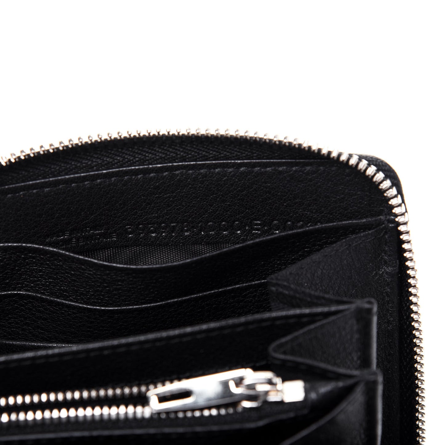 Calfskin Multi Bow Money Wallet Black