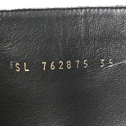 Saint Laurent Vitello Marilyn Betty 70 Ankle Zip Boots 35 Black 9 of 9