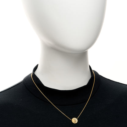 Christian Dior 18K Yellow White Gold Diamond Black Onyx Mother of Pearl Rose Celeste Pendant Necklace 2 of 6