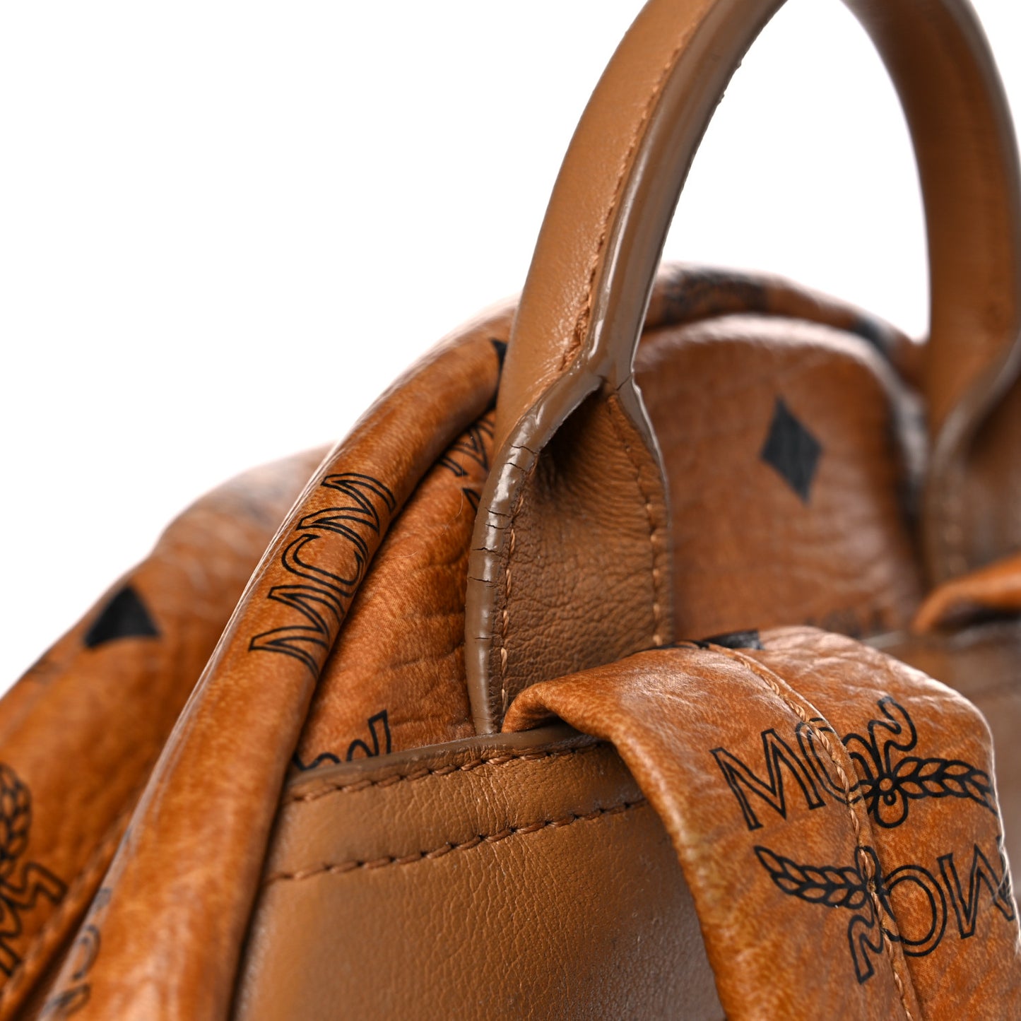 Visetos Studded Small Stark M Backpack Cognac