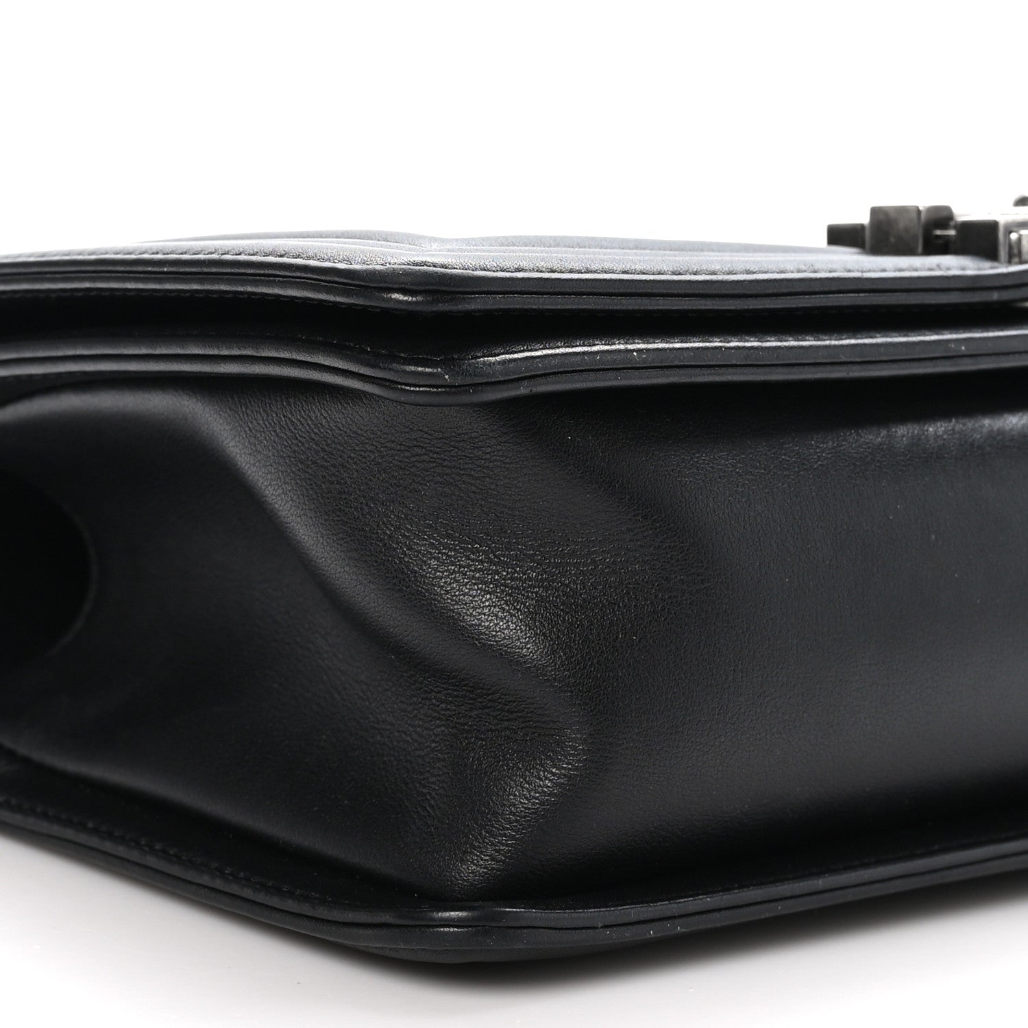 Chanel Lambskin Quilted Medium Boy Flap Black 9 of 11