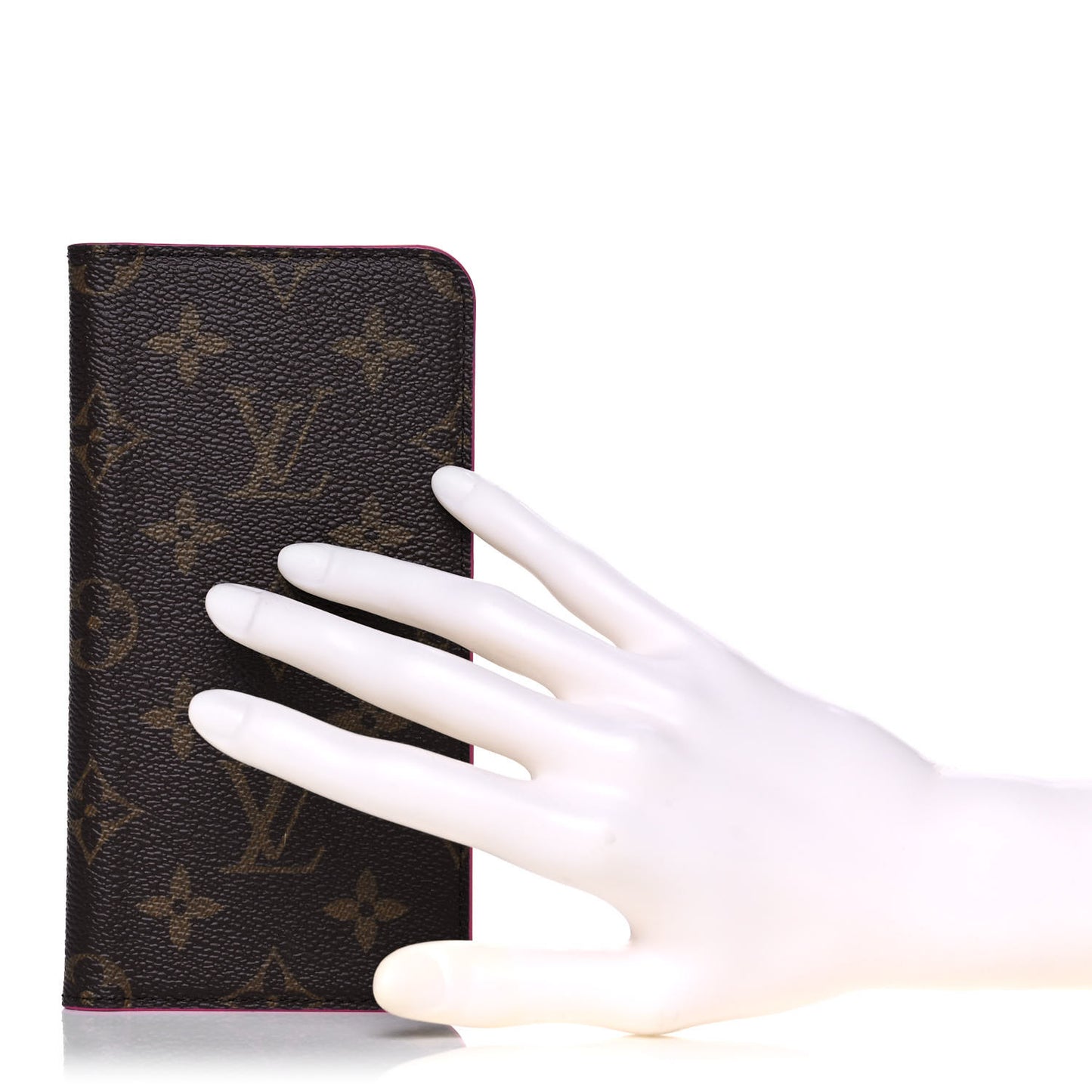 Monogram iPhone 7/8 Plus Folio Case Pink