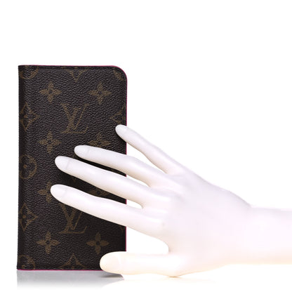 Louis Vuitton Monogram iPhone 7/8 Plus Folio Case Pink 2 of 9