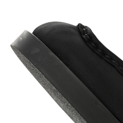 Prada Re-Nylon Gabardine Metal Triangle Logo 40mm Loafer Mules 39.5 Black 11 of 13