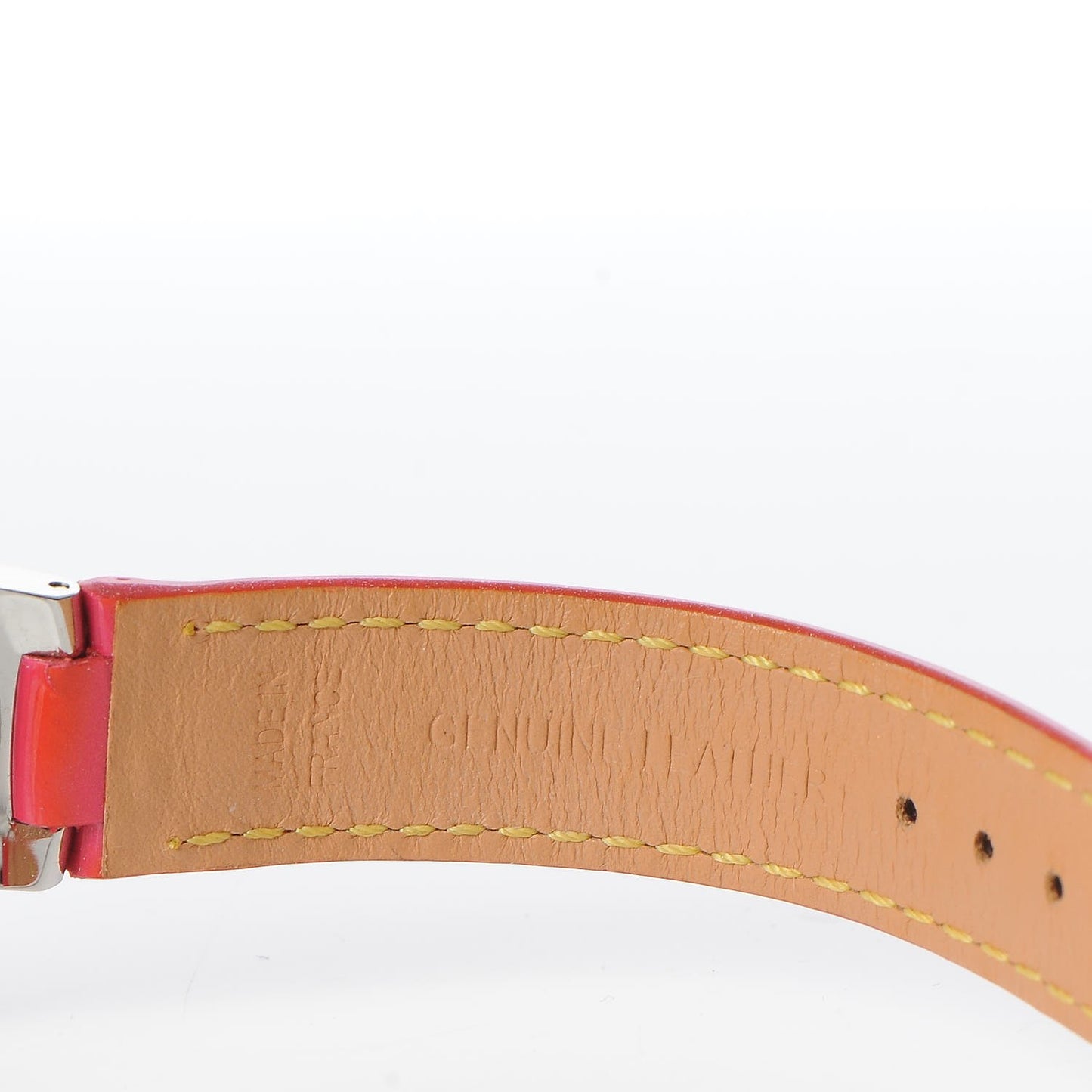 Stainless Steel Vernis 28mm Tambour Quartz Watch