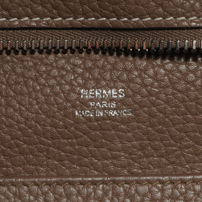 Hermes Taurillon Clemence Sac Goodnews PM Etoupe 6 of 7