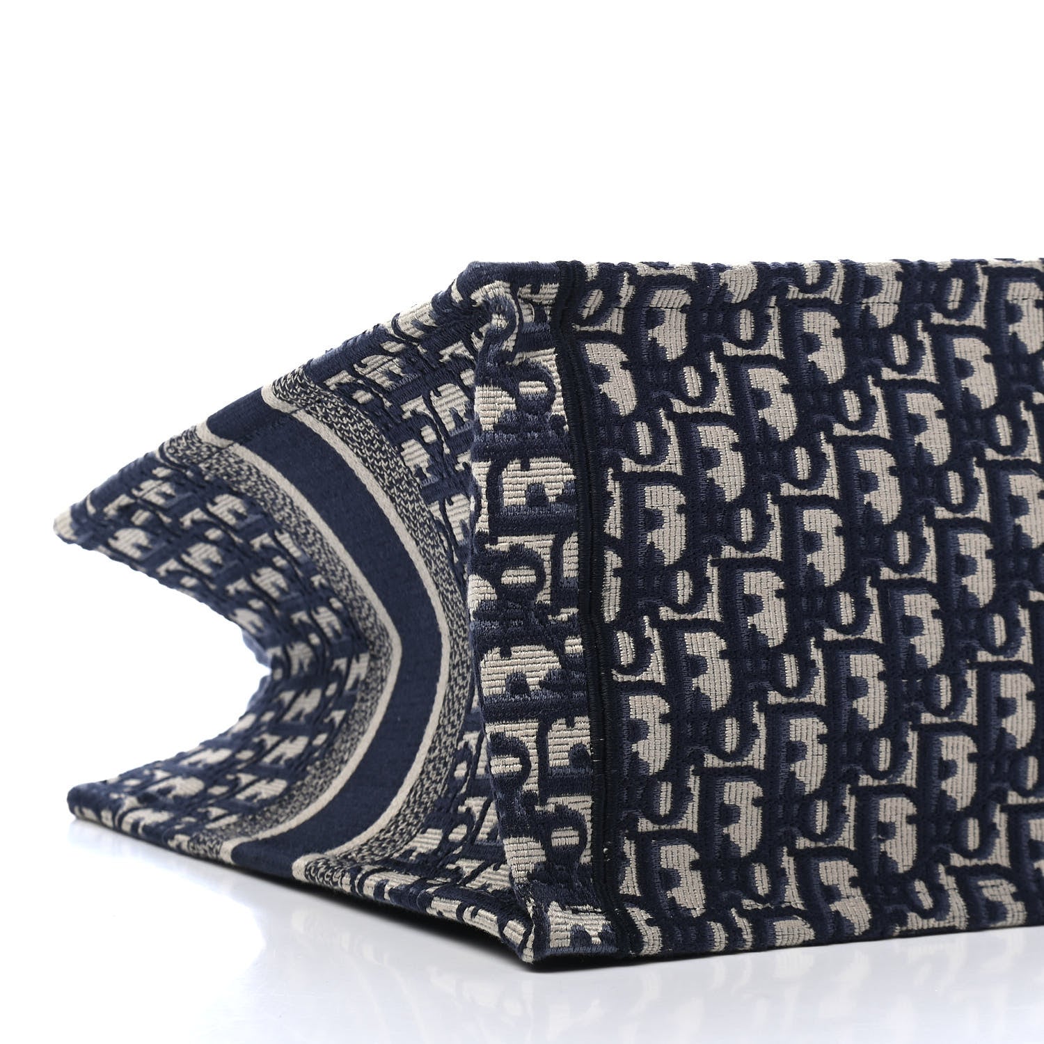 Christian Dior Oblique Medium Book Tote Blue Multicolor 8 of 10