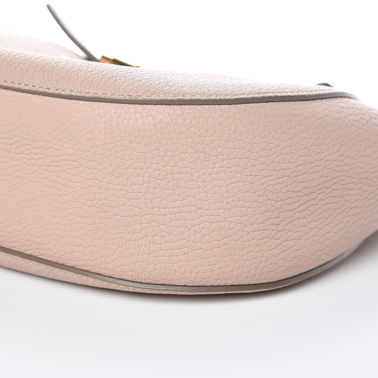 Grained Lambskin Drew Shoulder Bag Abstract White