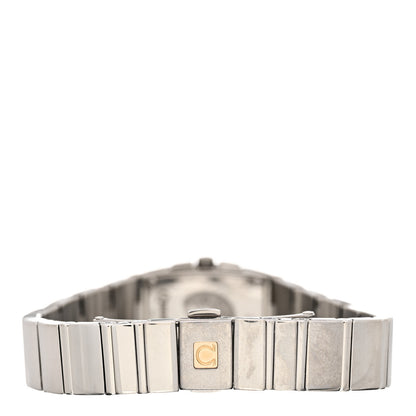 Omega Stainless Steel Diamond Mother of Pearl 21mm Constellation Quadrella Quartz Watch Multicolor 1585.79.00 3 of 4