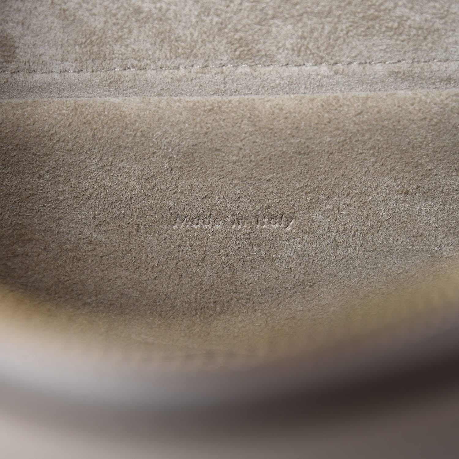 Celine Drummed Calfskin Mini Belt Bag Light Taupe 7 of 7