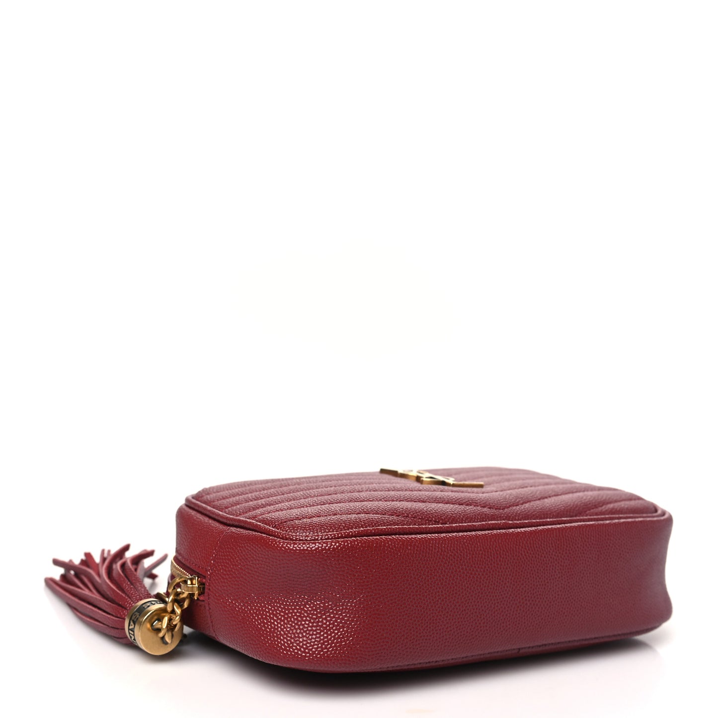 Grain De Poudre Matelasse Monogram Mini Lou Camera Bag Opyum Red