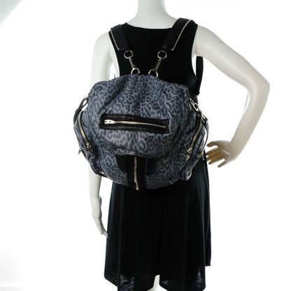 Alexander Wang Washed Goatskin Leopard Printed Marti Backpack 2 of 6
