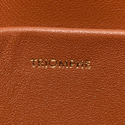 Celine Shiny Calfskin Teen Triomphe Tan 7 of 13