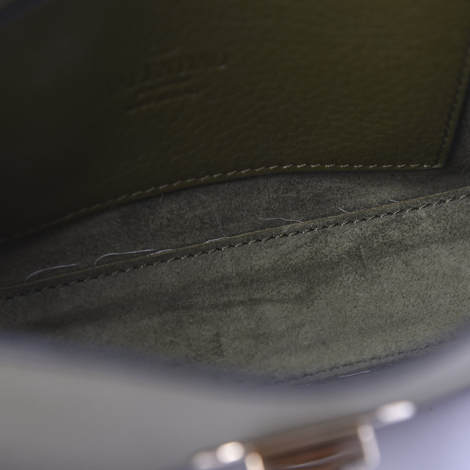 Valentino Garavani Pebbled Calfskin Medium Rockstud Flip Lock Crossbody Bag Army Green 9 of 10