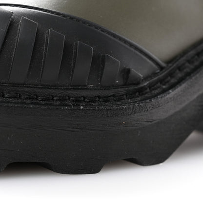 Louis Vuitton Calfskin Beaubourg Ankle Boots 38.5 Black Green 10 of 10