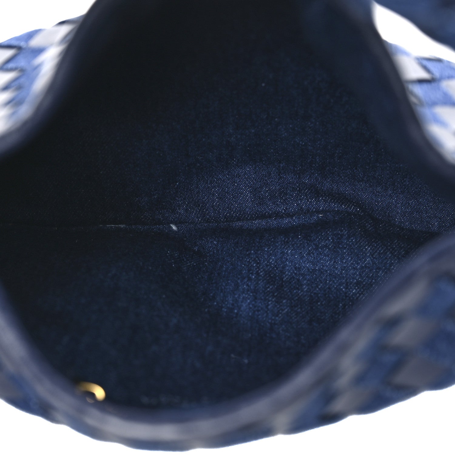 Bottega Veneta Denim Calfskin Intrecciato Small Hop Abyss Indigo 4 of 9
