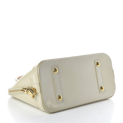 Louis Vuitton Vernis Alma PM Blanc Corail 4 of 9