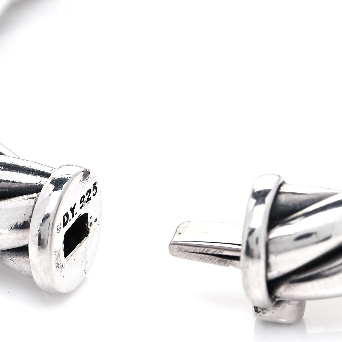 Sterling Silver Metro Hinged Bangle Bracelet