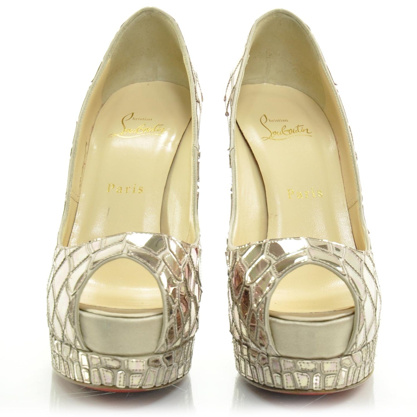 Crepe Satin Sequins Sobek 140 Pumps 37.5