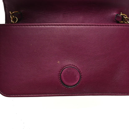 Gucci Velvet Matelasse GG Marmont Mini Bag Fuchsia Violet Cyclamen 13 of 14